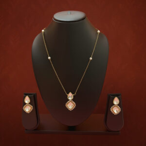 Satvi moissanite necklace set - Image 1
