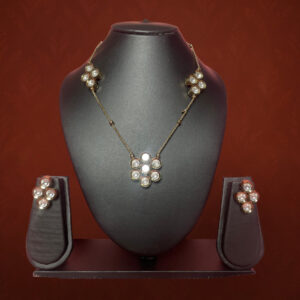 Leena moissanite necklace set - Image 1