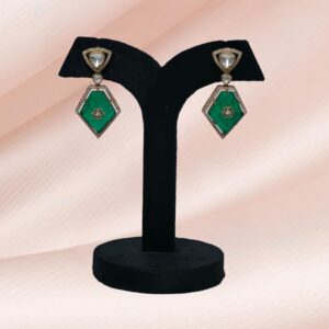 Isabela emrald doublet earrings - Image 1