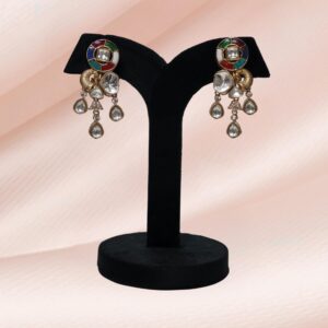 Ariana colourful moissanite drops - Image 1