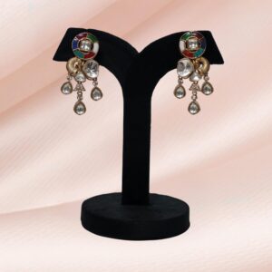 Ariana colourful moissanite drops - Image 1
